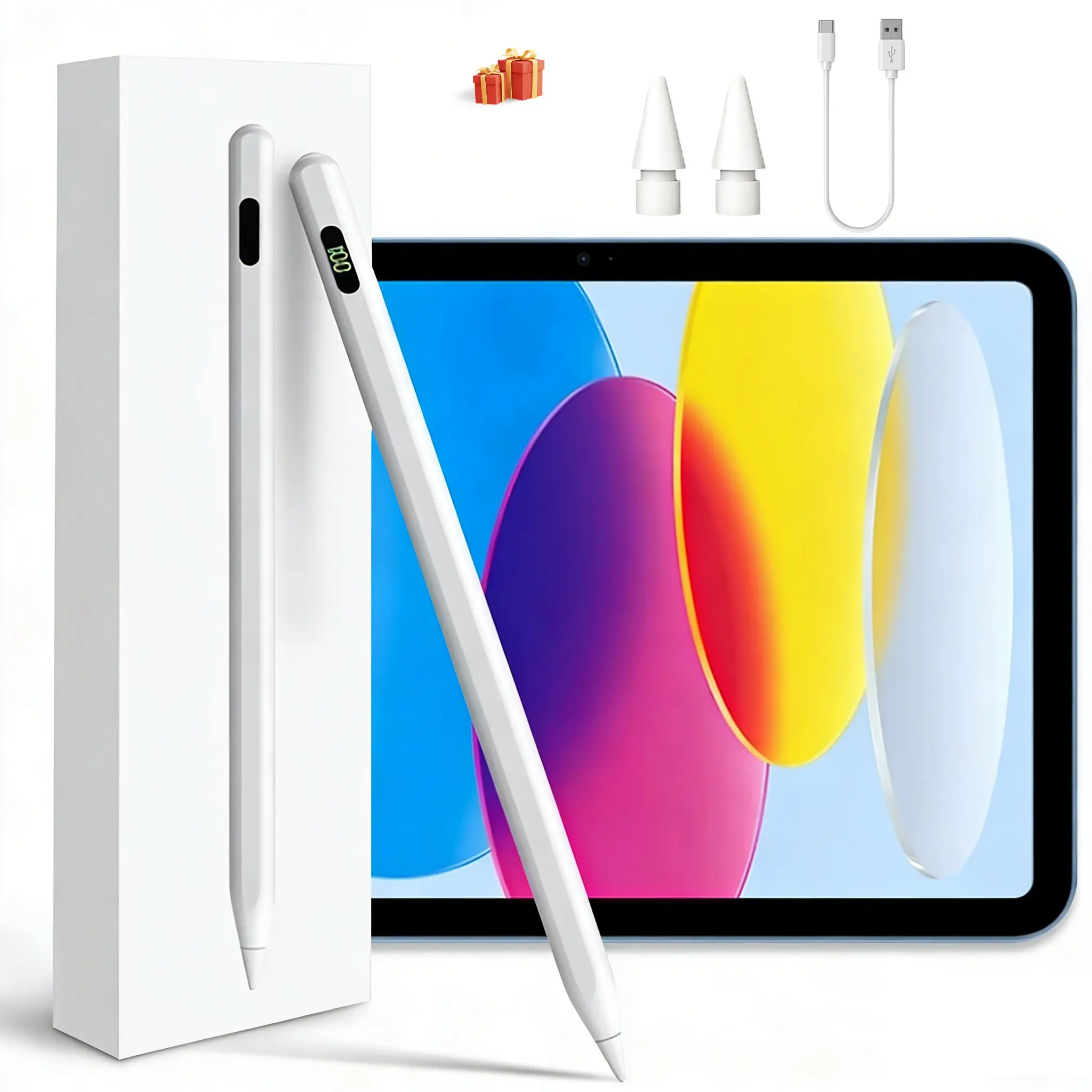 Universal Magnetic Stylus Pen for Huawei, Samsung, Xiaomi, Apple and Android Tablets, Writing Stylus, Digital Stylus Pen, ZP-9POR Model