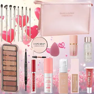 20pcs Facial Makeup Flawless Set, Multiple Colors, Suitable for Various Occasions, Perfect Gift for Holidays, Comprehensive Beauty Kit, Makeup Combo, Face Makeup Set