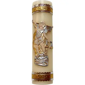 Handmade Protection Candle Cirio Vela de San Miguel Arcángel