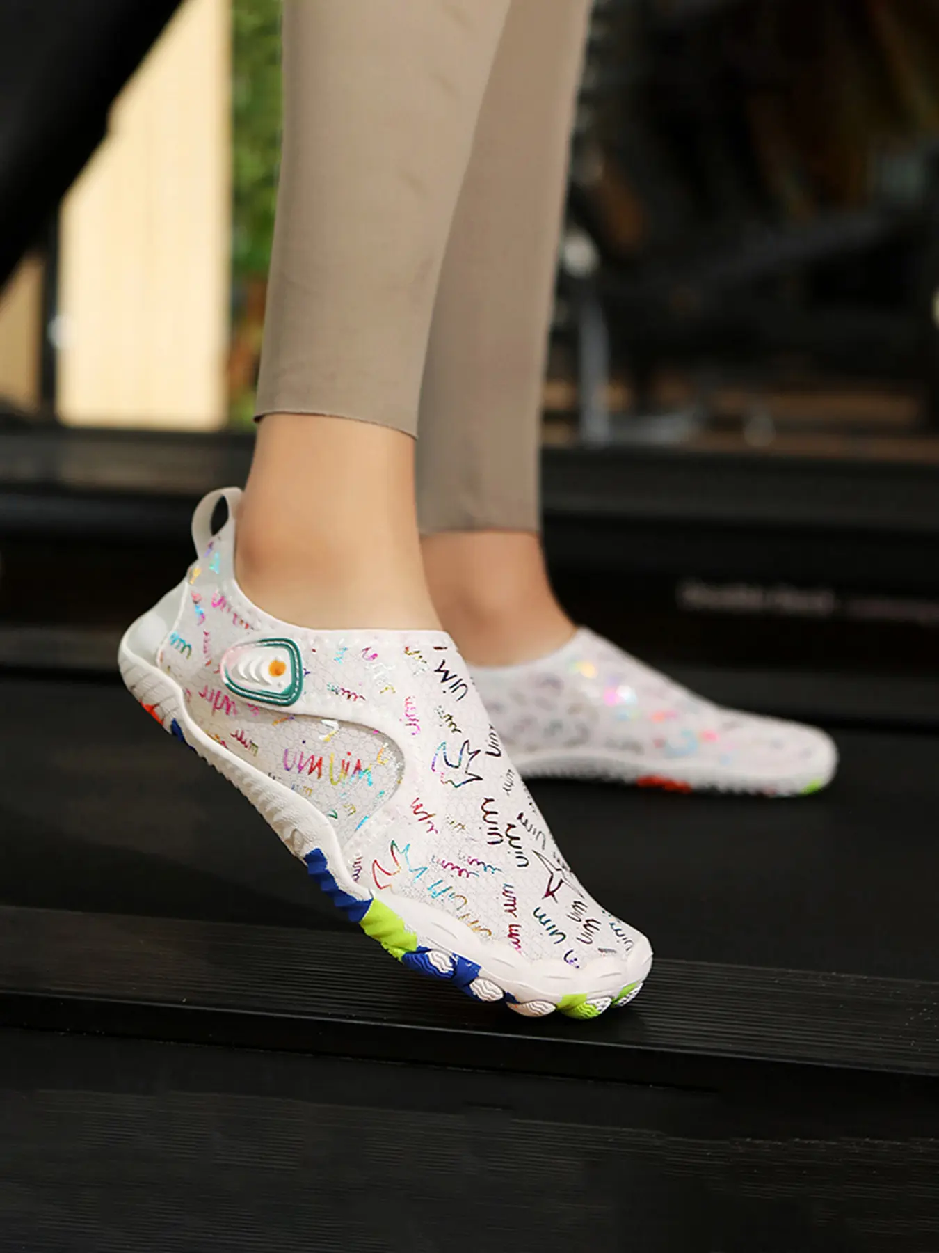 Family Couples Kids Water and Land Shoes, Women Indoor Fitness Yoga Soft Sole Anti-Slip, Men Beach Hiking Barefoot Lightweight Breathable, Jump Rope Running Comfortable Sport Shoes