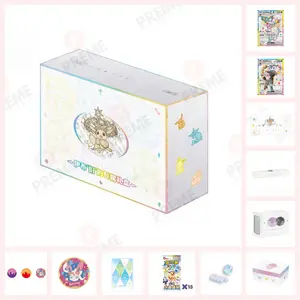 Pokemon Simplified Chinese Eeveelution's "Eevee & Friends"Premium Collection Box Featuring Exclusive Espeon ex,Umbreon ex Promo cards,Prismatic Evolutions PACK*15 CSV9.5C,Full Eevee-themed Gameplay Accessories(playmat, deck box, card sleeves), Collectible