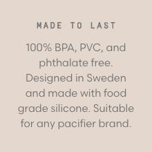 Silicone Pacifier Holder Case (Cambridge Blue)