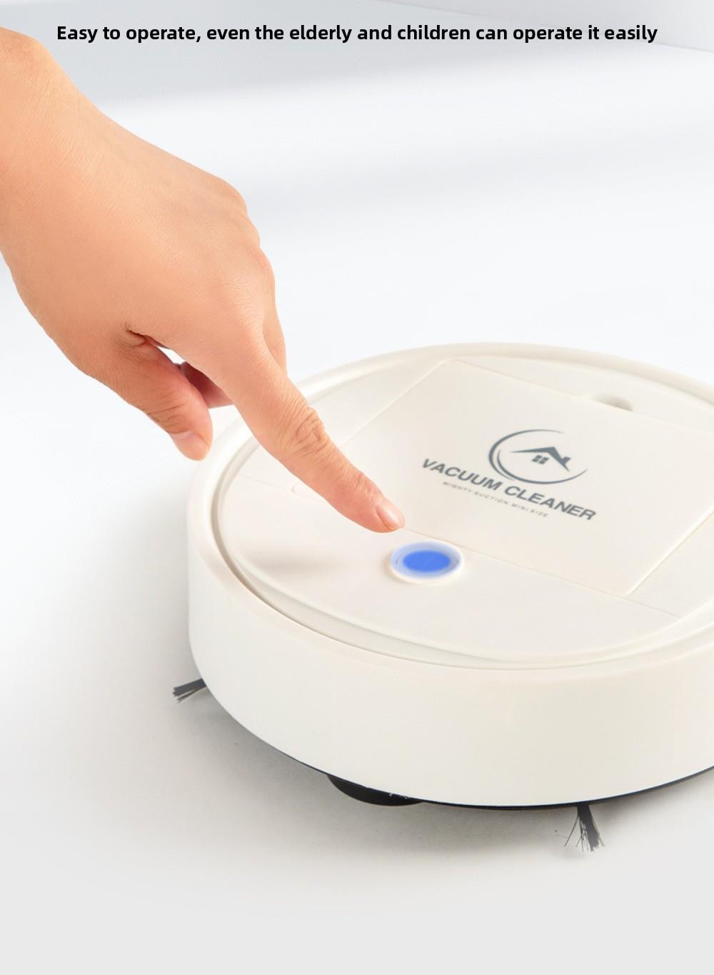 Cross-border sweeping robot, fully automatic household mini cleaning machine, USB rechargeable smart vacuum cleaner, gift wholesale