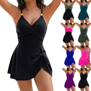 Women 2026 New Tummy Control One-Piece Swimsuit, Slimming Monokini for Summer Beach Wholesale