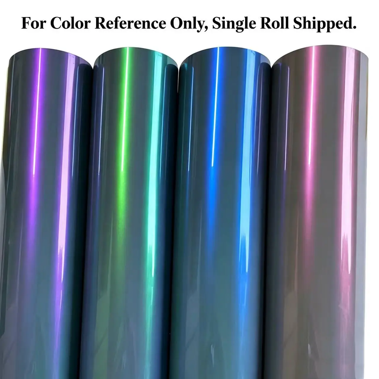 Premium PET Ultra Glossy Magic Dreamy Candy Metallic Vinyl Wrap Film Color Change Chameleon Grey to Red Blue Purple With Air Release Self Adhesive Car Motorcycle DIY Sticker Decal Car Stickers