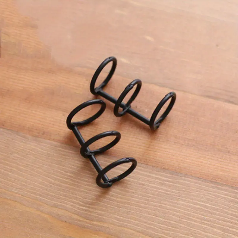 2pcs Metal Loose Leaf Book Binder Rings Calendar Circle 3 Rings For Notebook Album Scrapbook Clips Kawaii Desk Accessories