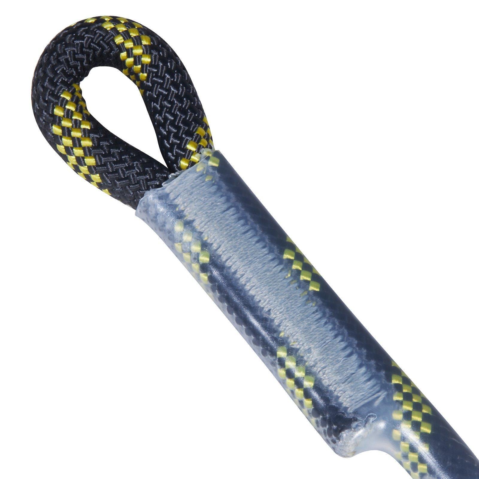 Vertical Lifeline Assembly 0.55'' x 50' Fall Protection Rope with 30 KN Breaking Tension, Polyester Roofing Rope with Steel Snap Hooks, Rope Grab, and Shock AbsorberCompliant