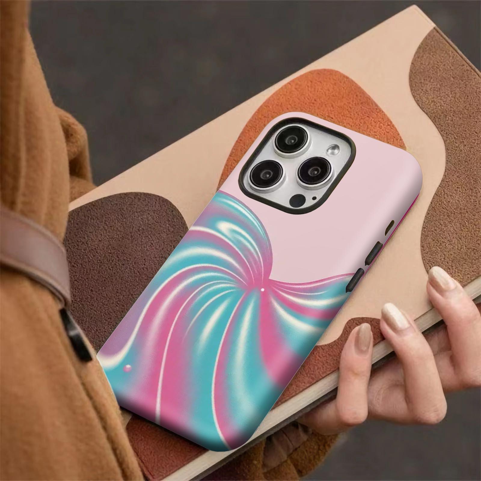 Pastel, swirl, abstract Soft And Hard Two-In-One Film Printed Full Pattern Case For IPhone 16 15 14 13 1211 Pro Max Plus Phone Case