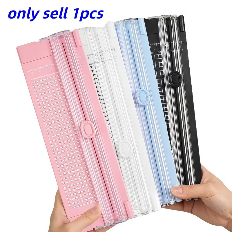 Bidirectional Paper Cutter, A4 Paper Trimmer, Handheld Manual Paper Cutter, Office Paper Cutter, DIY Craft Tool, School & Office Use