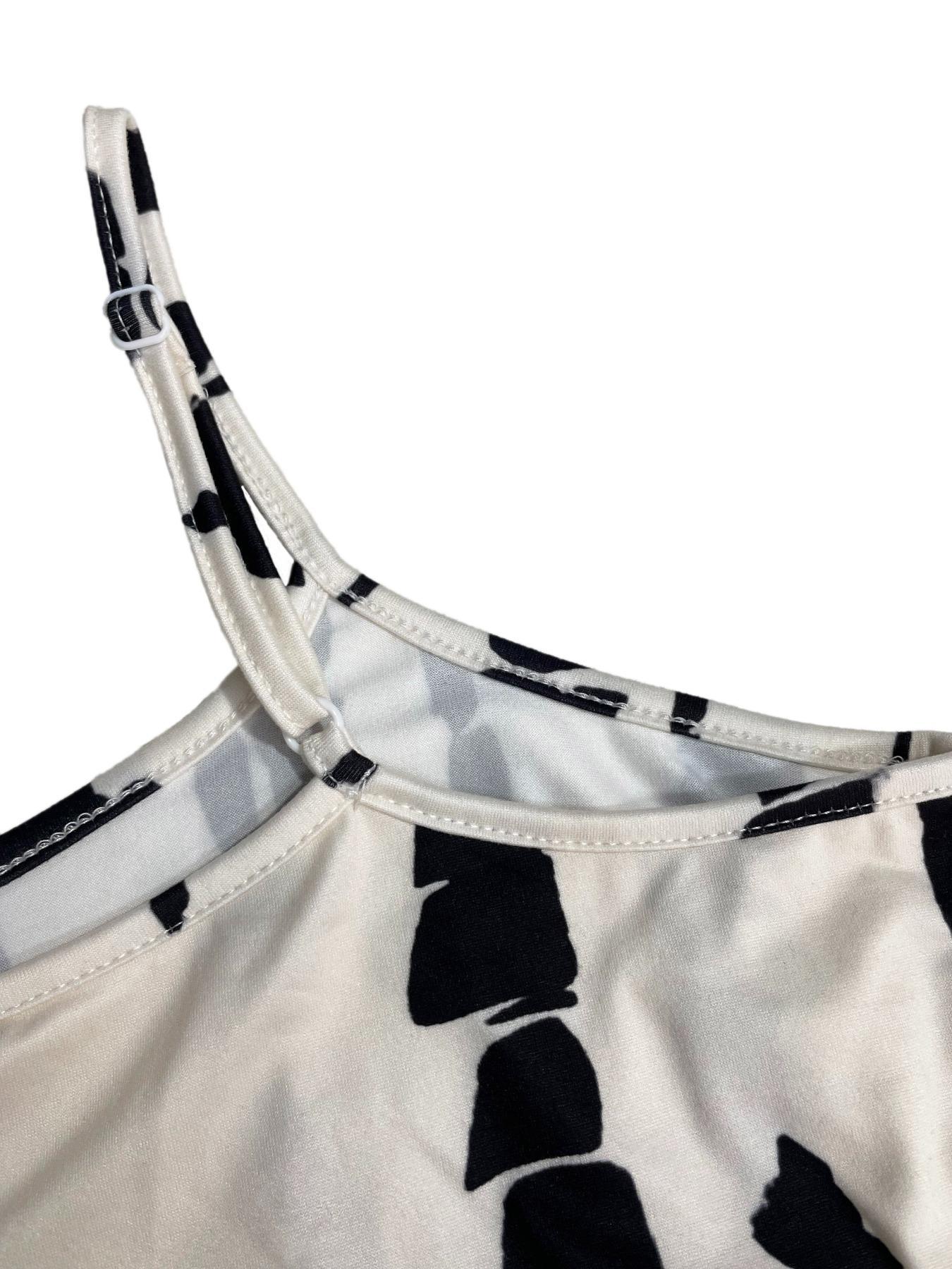 Women's Summer Tie-Dye Sleeveless Dress, Split Thigh Fitted Long Dress, Casual Vacation, Multicolor Floral Print