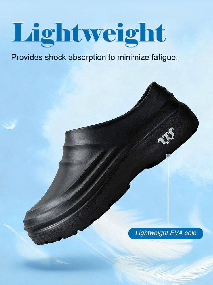 Foamfam Lightweight Waterproof Clogs for Indoor & Outdoor Wear.Easy-Clean, Soft Insole & Built for Garden, Kitchen and Hospital Use.Footwear Walking  nurse shoes