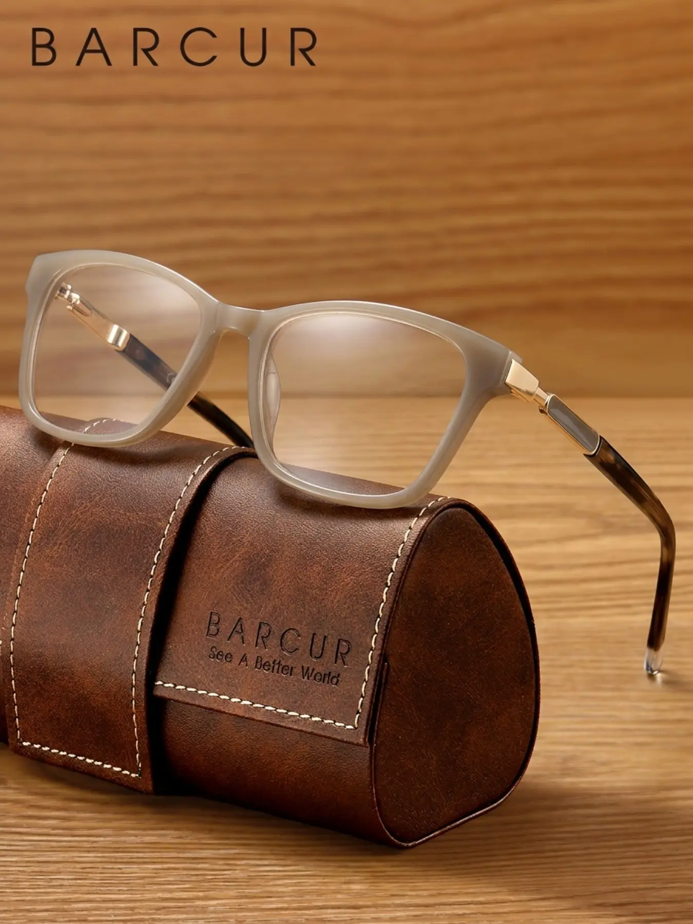 BARCUR Simple And Casual Decorative Glasses With Square Frames For Daily Activities, Fashionable Accessories, And Great Gifts