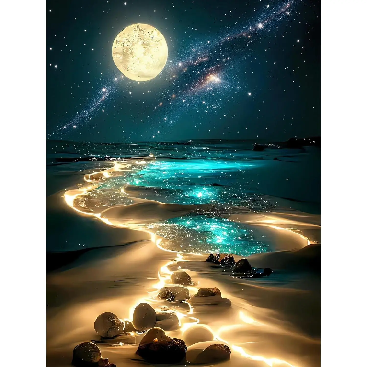 Puzzles for Adults 1000 Pieces, Sparkling Beach Nature Landscape 1000 Piece Puzzle for Adults, Fun Hard Difficult Impossible Challenging Jigsaw Puzzles 1000 Pieces