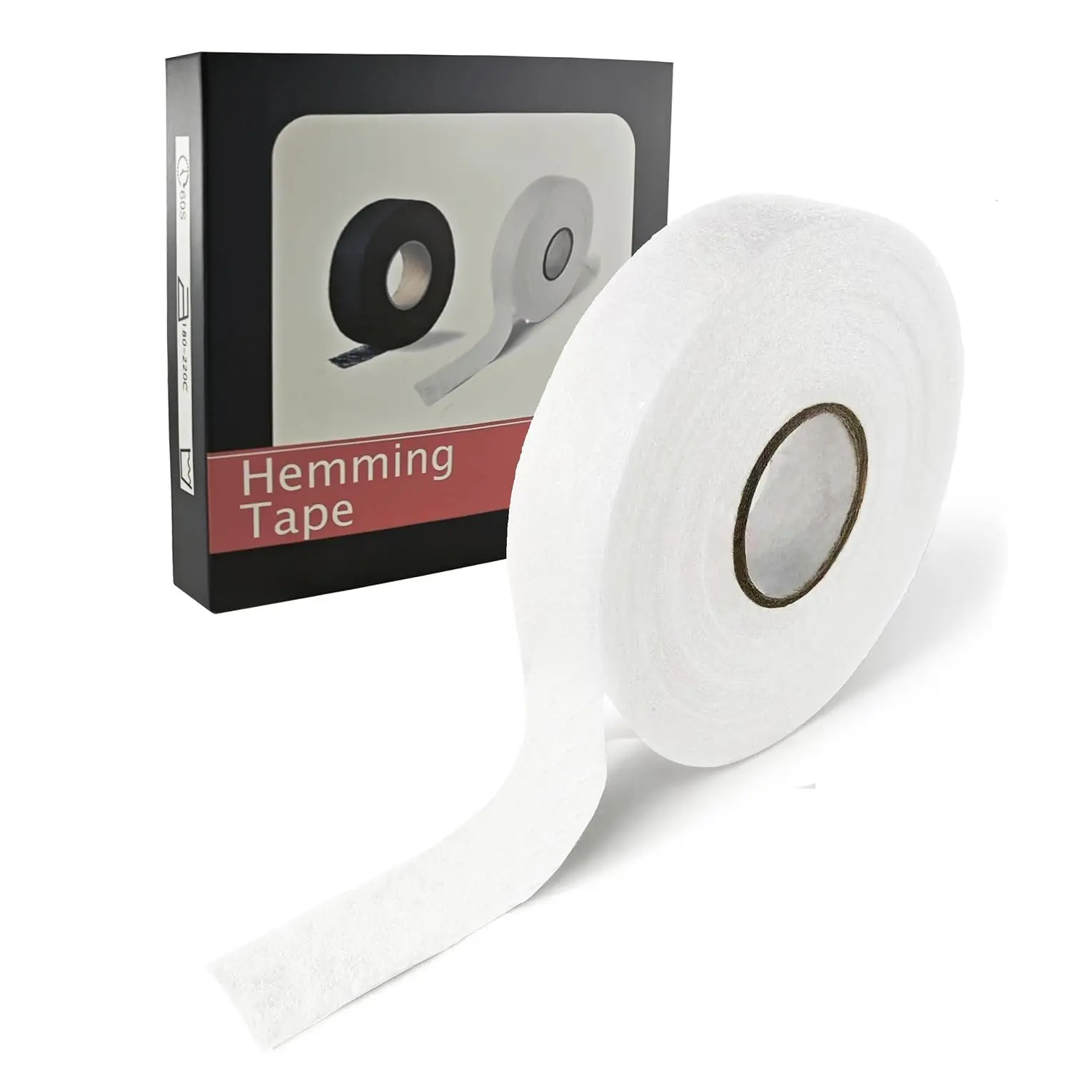 Hemming Tape, White 3/4” x 32 Yards, Iron  Hem Tape | Extra , Iron- Hem Tape Adhesive, 60GSM, No Sew, Washable