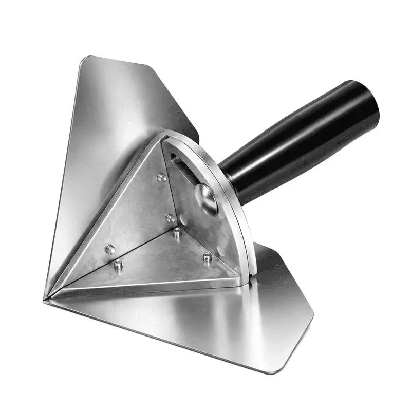Interior Corner Finishing Trowel Stainless Steel, Silver Shaped Finishing Tool for Plaster Putty Wall Work, Interior Line Smoothing, Detail Jobs, Home Project Tasks