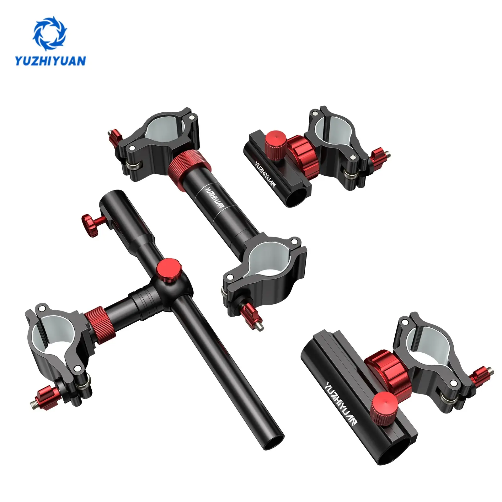 Aluminum Fishing Chair Accessories, Rotatable Gear Mount, Adjustable Clamps, Rod Holder, Bait Tray, Net, Umbrella Stand, Multi-Scene Use