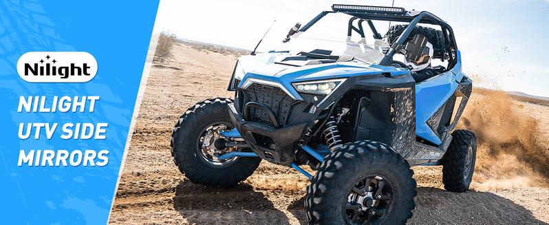 Nilight UTV Side Mirrors Universal Fit For 1.6in to 2in Roll Cages Nilight UTV Side Mirrors Universal Fit For 1.6in to 2in Roll Cages
