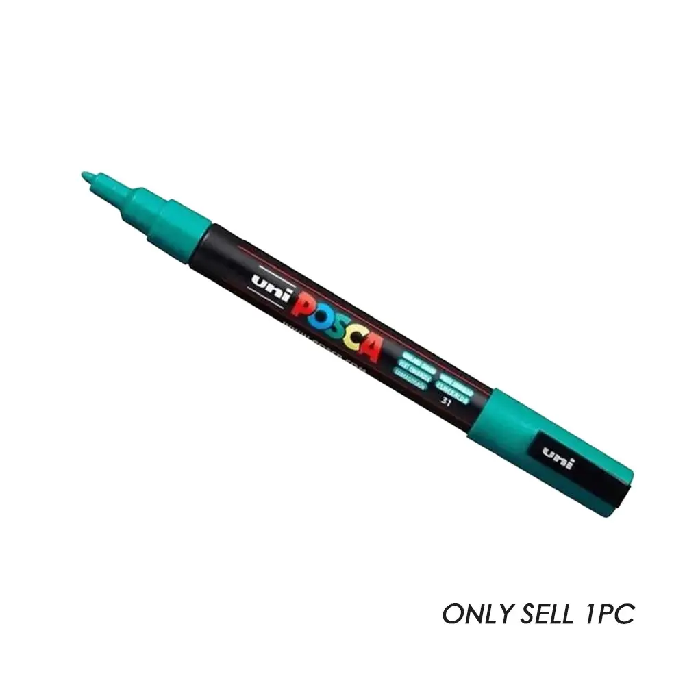 New Uni Posca Markers Pen Set PC-3M Waterproof Opaque Paint Pens Super Manga Graffiti Pen Art Supplies Stationery Back To School
