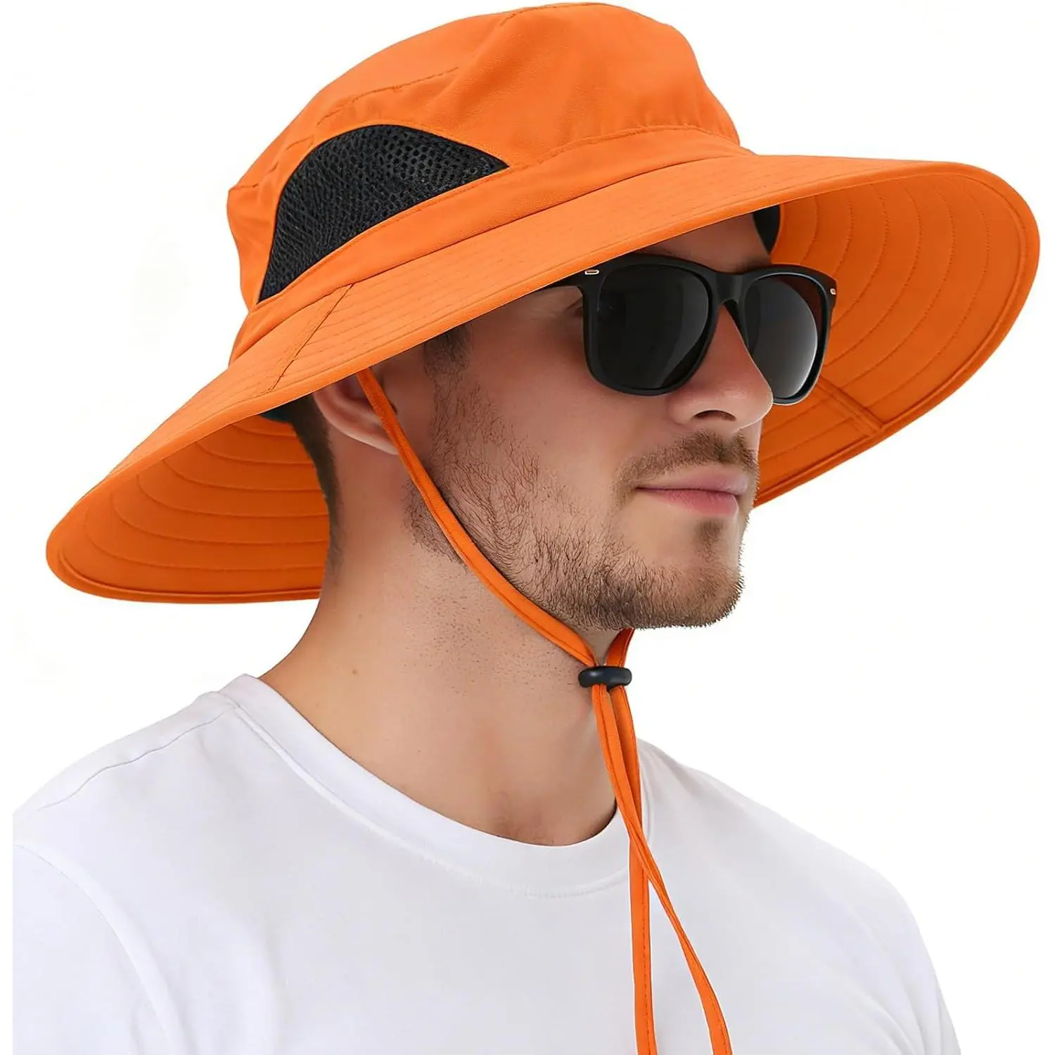 Wide Brim Sun Bucket Hat, Waterproof Boonie Hat for Men & Women |   UPF 50+ UV Protection, Adjustable & Breathable, Foldable & Durable for Fishing Hiking Garden Beach