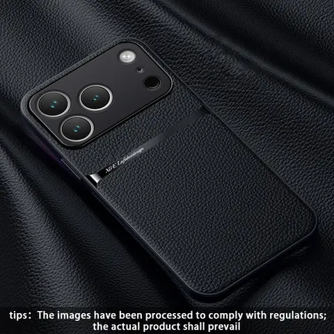 Leather Ultra-Thin Anti-Drop Phone Case for iPhone 18 Pro Max, 17 Pro Max, 16 Pro Max, 15, 14, 13, 12, Protective Tpu Material