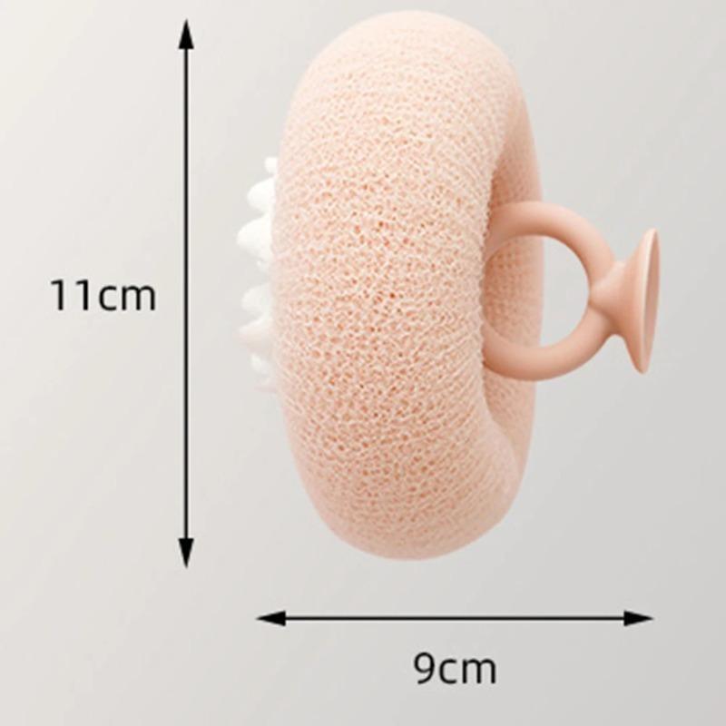 4PCS Multifunctional Massage Shower Ball - Soft Skin-Friendly Flower Bath Sponge for Rich Foam, Deep Cleansing & Back Rub | Cute Bathroom Exfoliation Tool