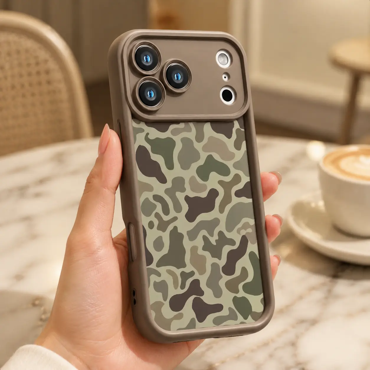 2026 New Camo Pattern iPhone 17 Pro max Phone Case Sika deer Shockproof Rubber Cover for iPhone 17 16 15 14 13 12 11 Air Promax 17Pro iPhone Gifts for Hunter Outdoor enthusiast
