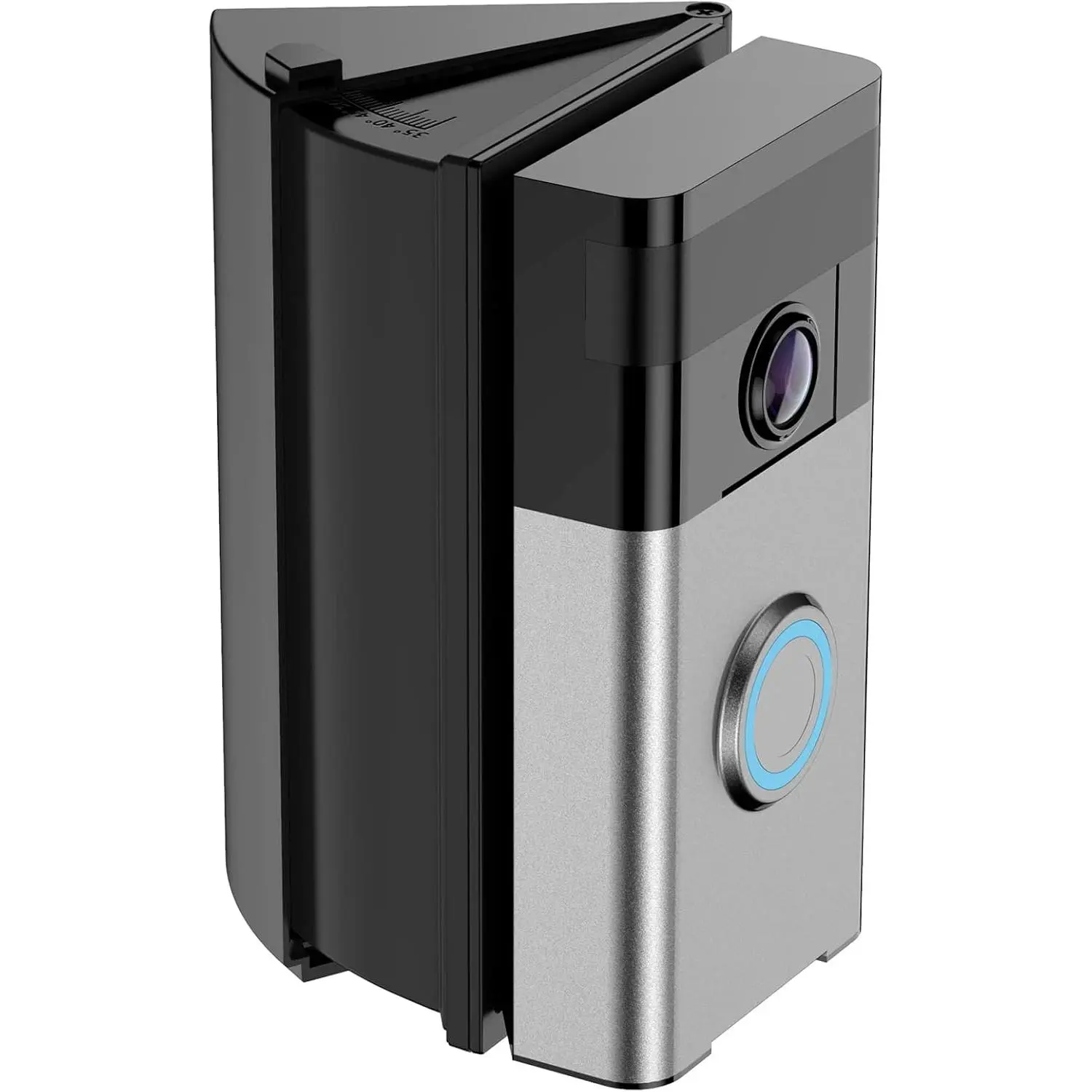 30 to 55 Degree Doorbell Angle Compatible with Ring/Video Doorbell/Battery Doorbell, Angle Adjustment Adapter Mounting Bracket Wedge Kit