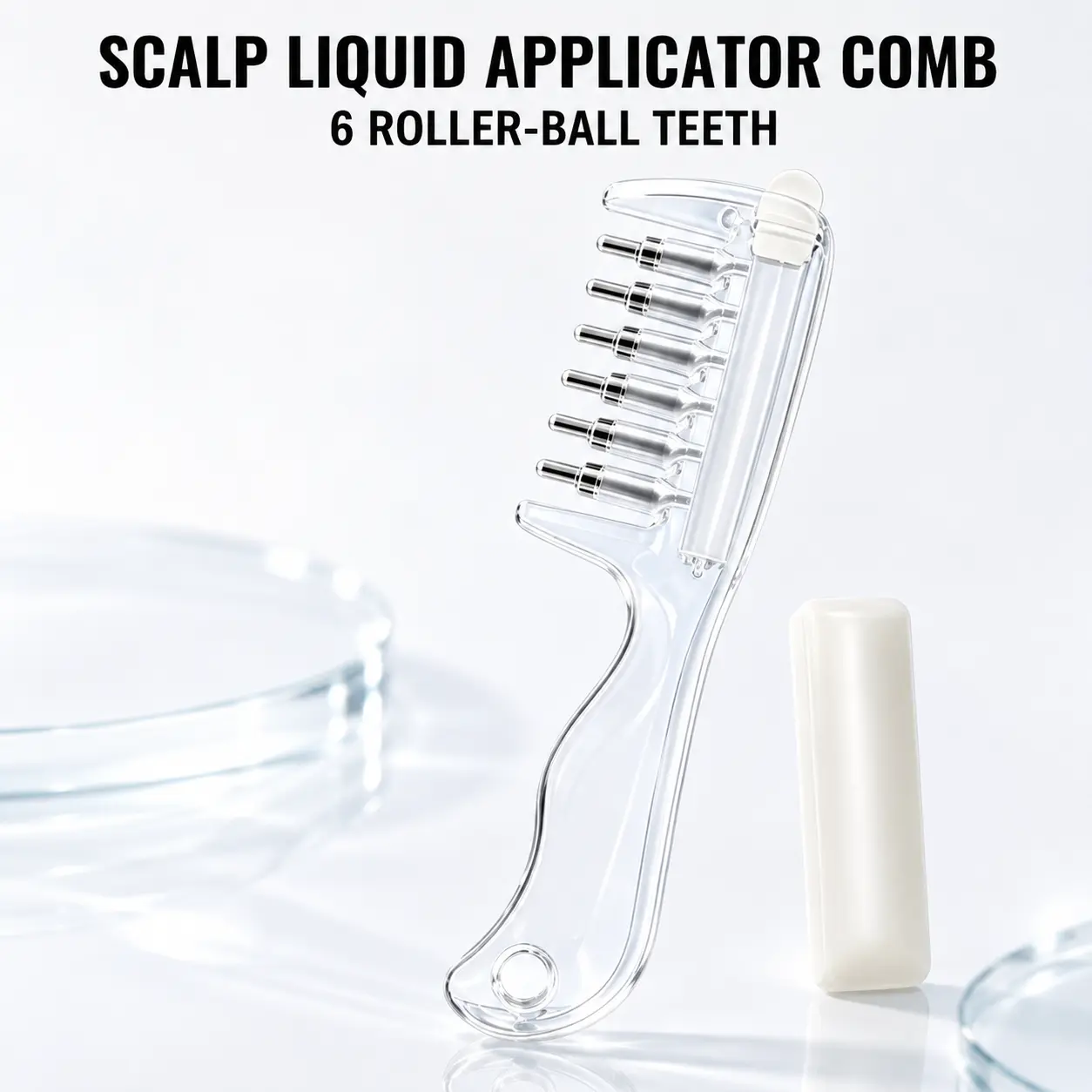 Scalp Liquid Applicator Comb, Refillable Hair Root Oil Massage Comb for Hair Care Treatment-YY1