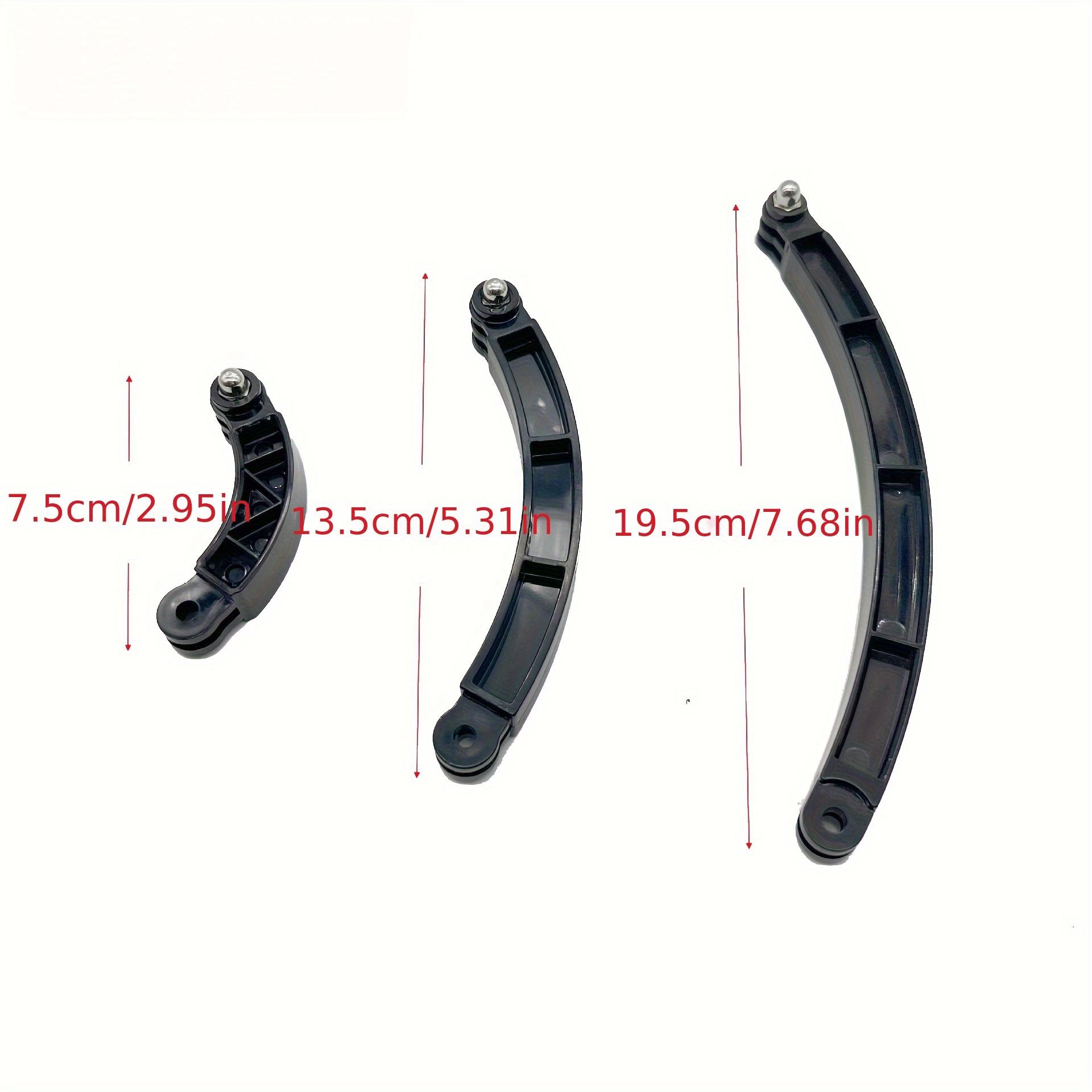 3-In-1 Curved Extension Arm Set (7.5/13.5/19.5 Cm), Compatible with Gopro Series, Sjcams, Geekpro & Other Action Cameras