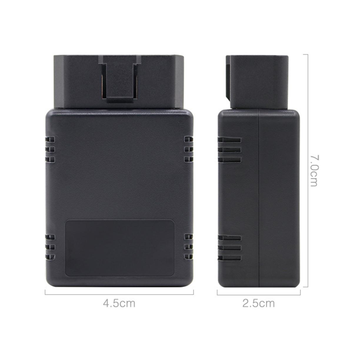 HH OBD Advanced Bluetooth Mini ELM327 Scanner OBD2 Car Diagnosis Tool for Android Windows with 3000 Code Definitions and LED Indicator - Card, Lights, Usb, Wireless uv Up Erasable Acrylic Message Board cordless rechargeable hood light