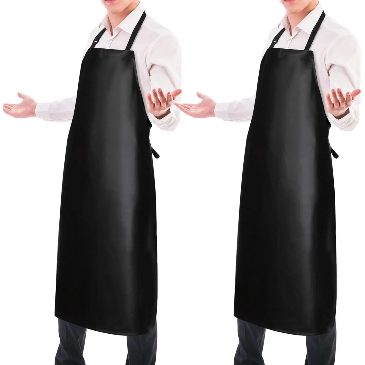 Waterproof Vinyl Apron Dishwasher Apron - Apron for Women Men Work Apron