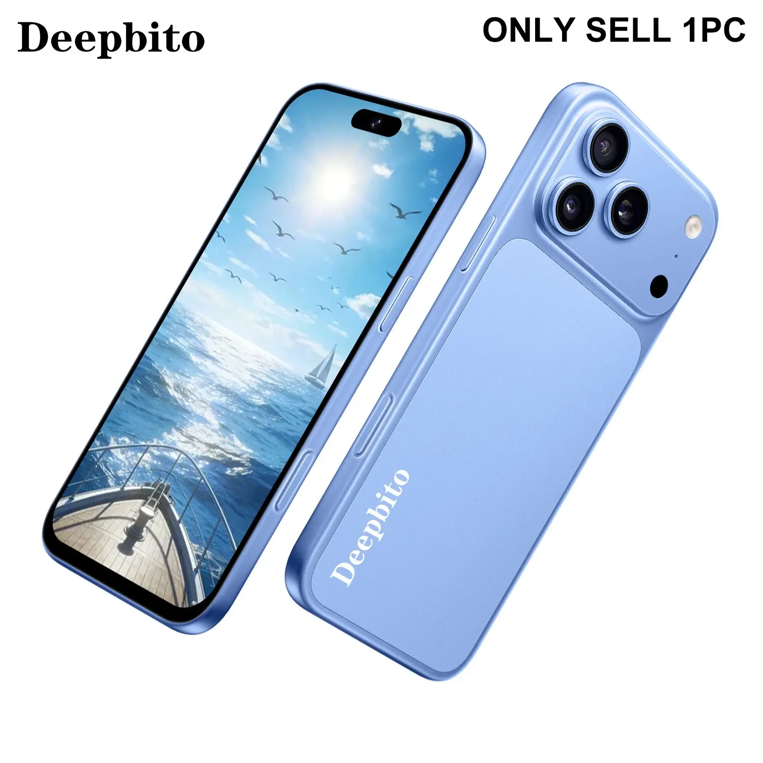 Deeptibo-18 Pro Max Smartphone, 3gb RAM+32GB ROM, 6.67-Inch HD Display, 4g Global Unlock, Face Recognition, Side Fingerprint, 4300mah Battery, Android 12.0