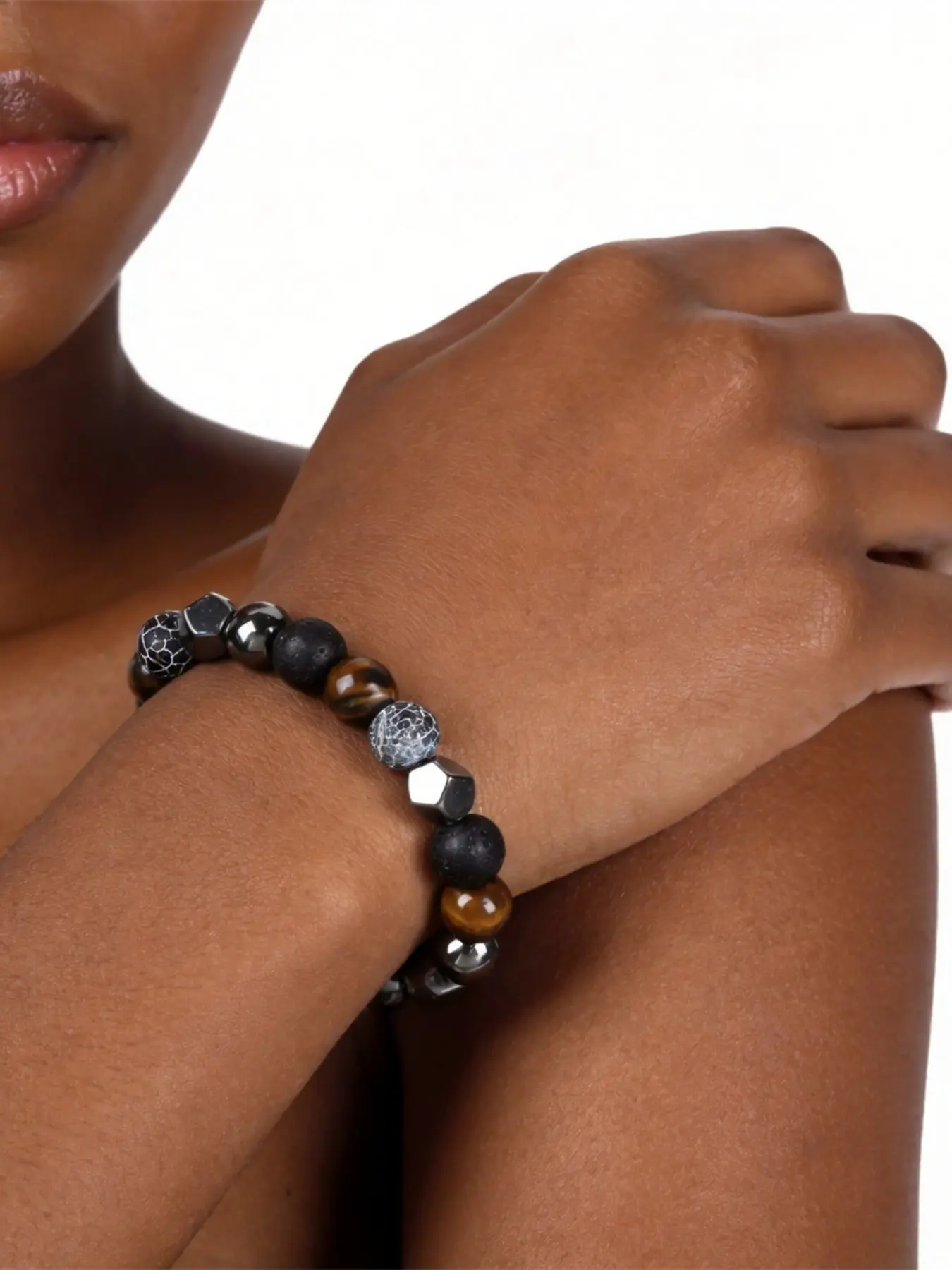 Men's Money Magnet Hematite Bracelet - FacetedBlack Stone Beaded Attraction Bracelet to AttractWealth & Good Luck - Power Energy JewelryCrystal Braceletst。Men's Money Magnet Hematite Bracelet - FacetedBlack Stone Beaded Attraction Bracelet to AttractWealt