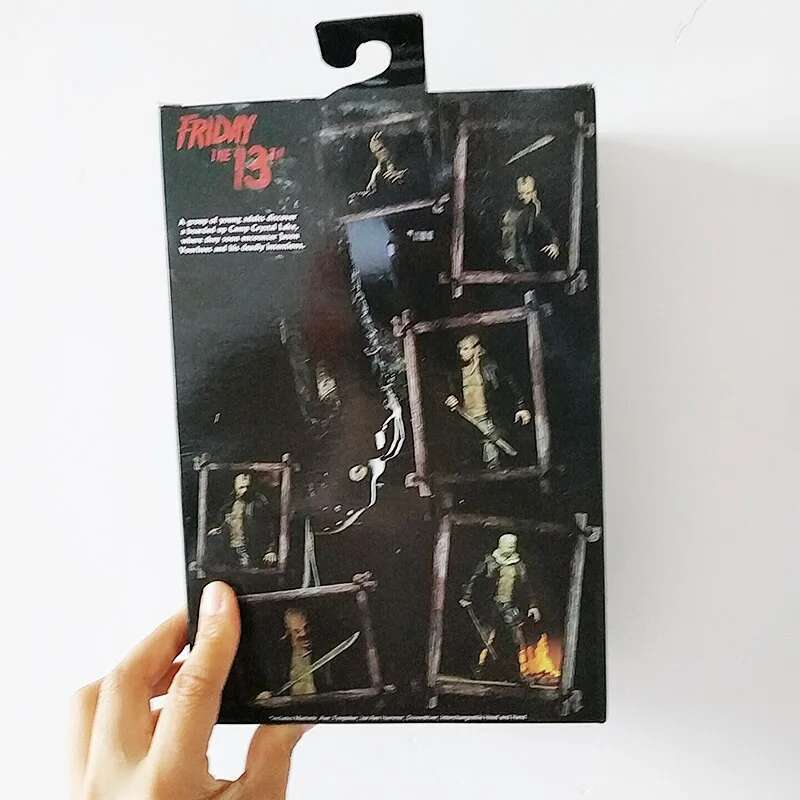The 13th Figure Toys NECA Friday Freddy Jason Voorhees Blood Action Figure Jason Collectible Model Christmas Halloween Gifts
