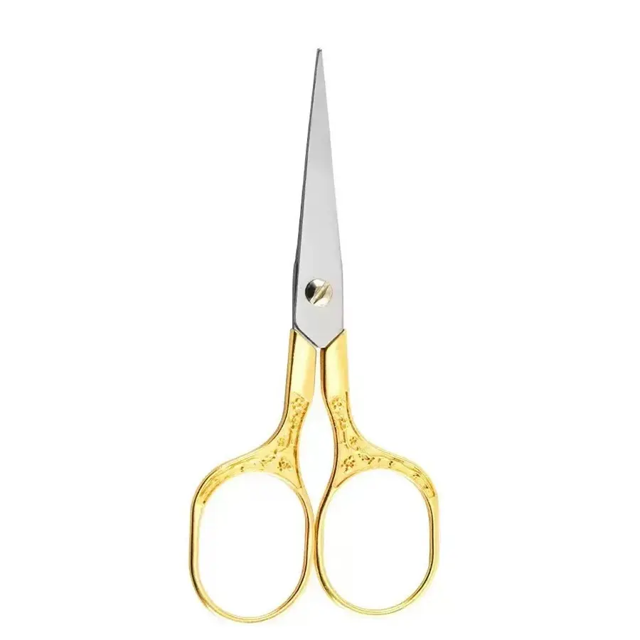 Vintage Mini Scissors, Stainless Steel Portable Embroidery Shears, Handmade Nail Art Thread Trimmer, Elegant Compact Design, Portable Cutting Tool