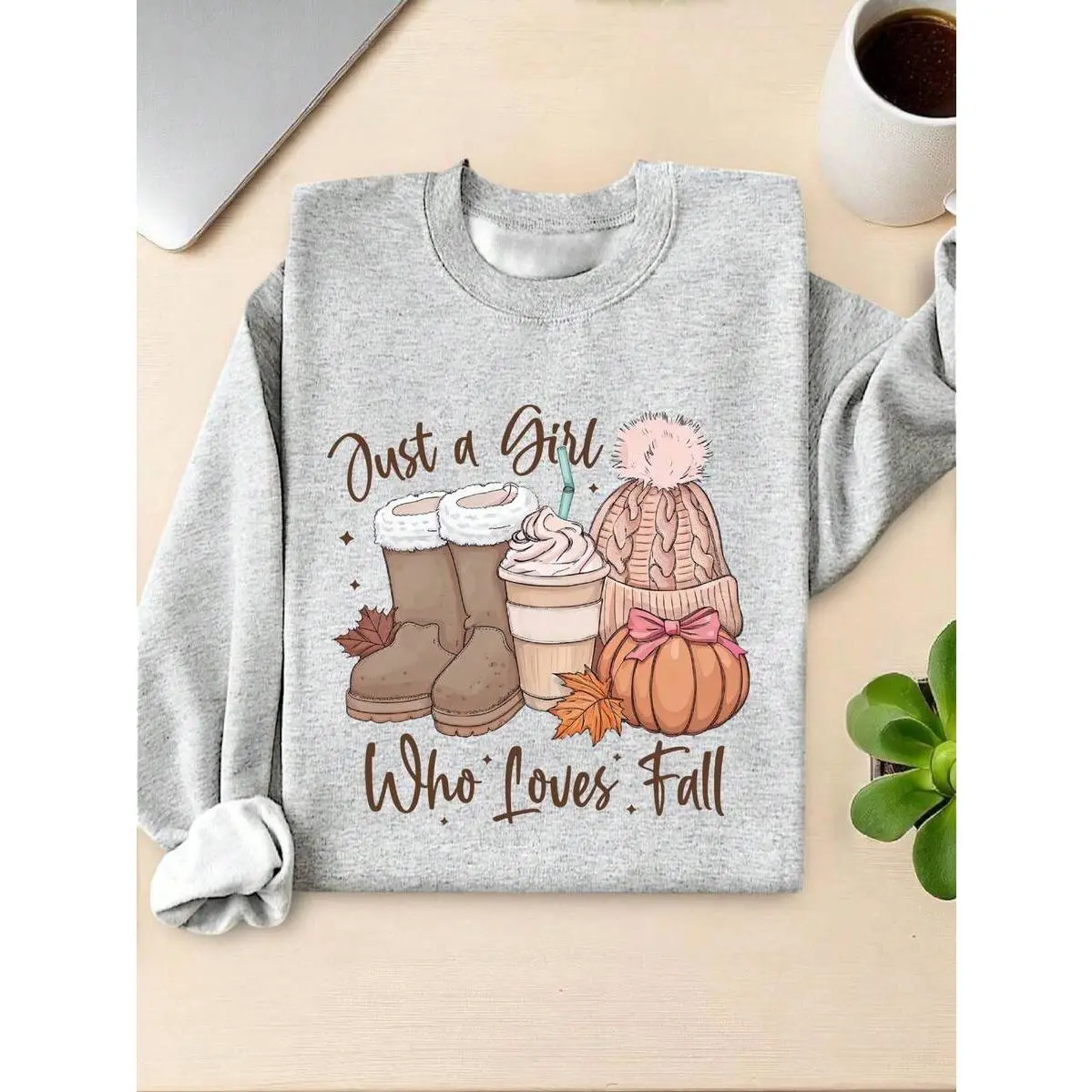 Just A Girl Love Fall Sweatshirt, Cute Pumpkin Sweater, Coffee Lover Sweatshirt, Happy Thanksgiving Sweater, Fall Howdy Sweater.