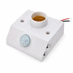 E27 Motion Sensor Light Socket Set, Smart Lighting, Dual Sensing, Adjustable Brightness, Delay Switch, Universal E27 Bulb, Ideal for Hallway/staircase/garage/closet