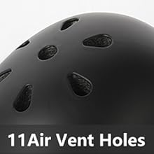 STANDARD GOODS Skateboard Helmet Impact Resistance Ventilation for Youth & Adults