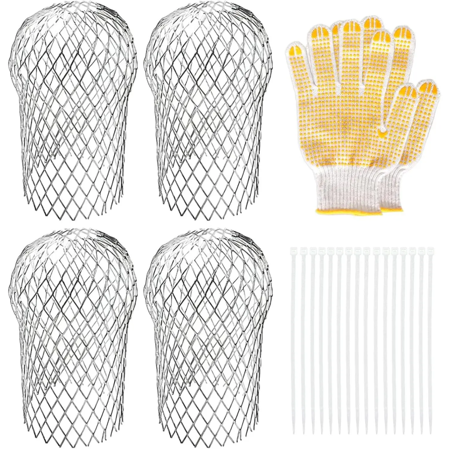 Downspouts Gutter Guard Aluminum Filter Strainer Expandable Gutter Downspout Guards Gutter Downspout Protectors for Preventing Blockage from Leaves, Debris
