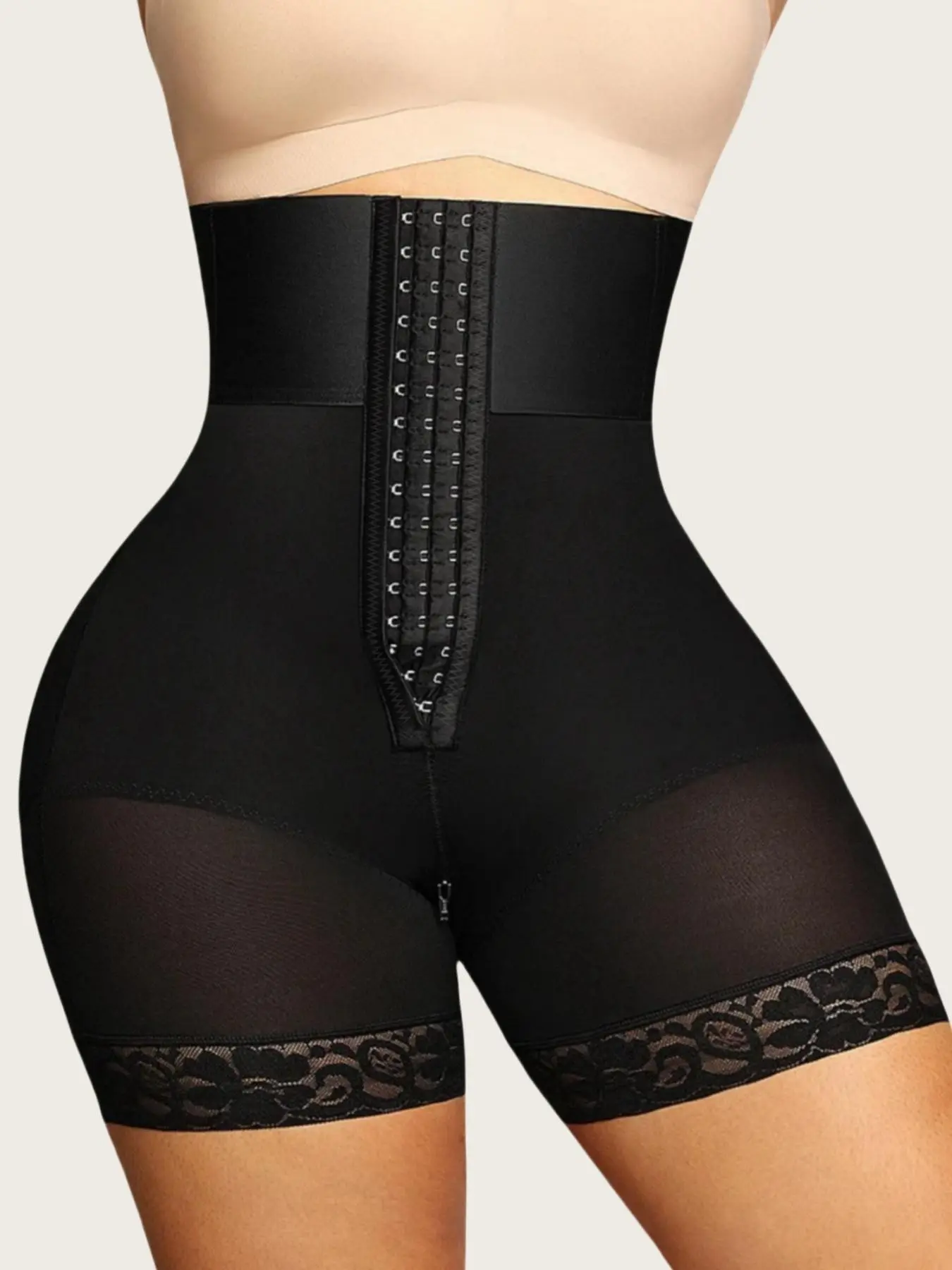 1 Count Women's High Waisted Shapewear Panty, Underwear, Fajas,3-Boned Sculpt Shapewear Bottoms, Tummy Control Thigh Slip Shapewear Shorts, Butt Lifting Shapewear Panties, Colombian Shapewear Briefs, Suitable For Training Or Sports