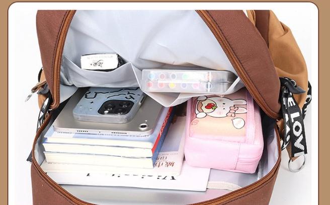 Capybara Backpacks Schoolbag for Teenage Waterproof Girls Boys Backpack Female Travel Bag Bookbag Mochila with Plush Keychain