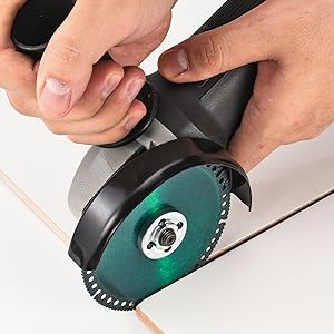 ‎5 Packs 5 Inch Indestructible disc for Grinder, Indestructible Disc 2.2 for Angle Grinder 7/8" (Model 125), Cutting Discs for Smooth Cutting, Chamfering, Grinding of All Materials (Green)