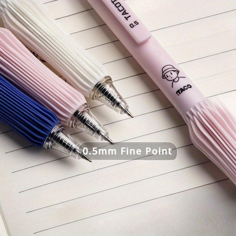 Cute Animal Design Retractable Gel Pen, 4 Counts 0.5mm Fine Point Quick-dry Ink Pen, Smooth Writing Pen for Journaling, Office Gifts