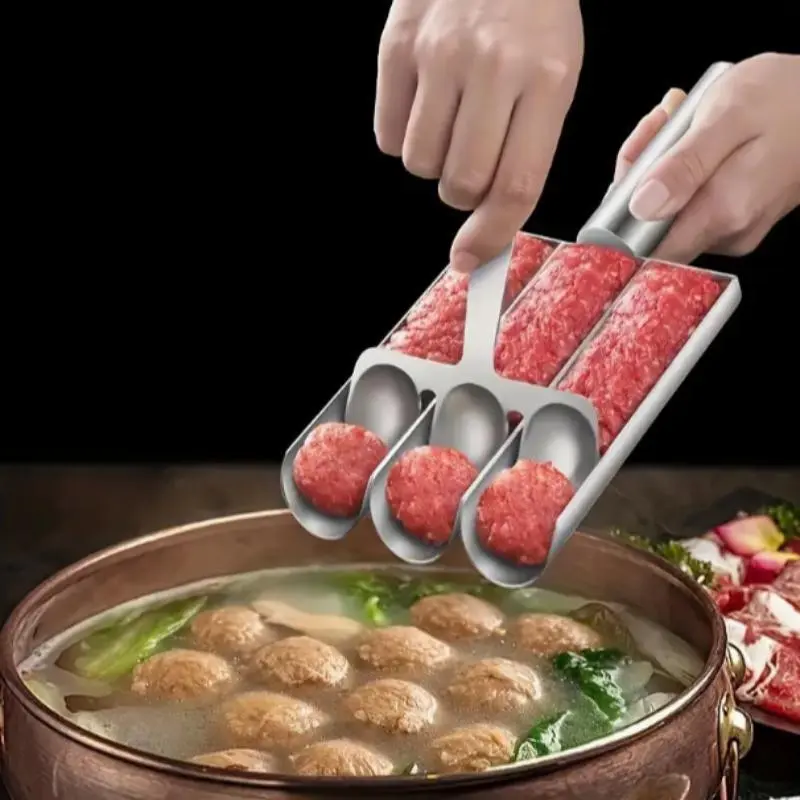 Multi-Functional Meatball Maker, Non-Stick Meatball Mold, DIY Meatball Kit, Salad Sandwich Maker, Restaurant Cooking Tool, Kitchen Gadgets