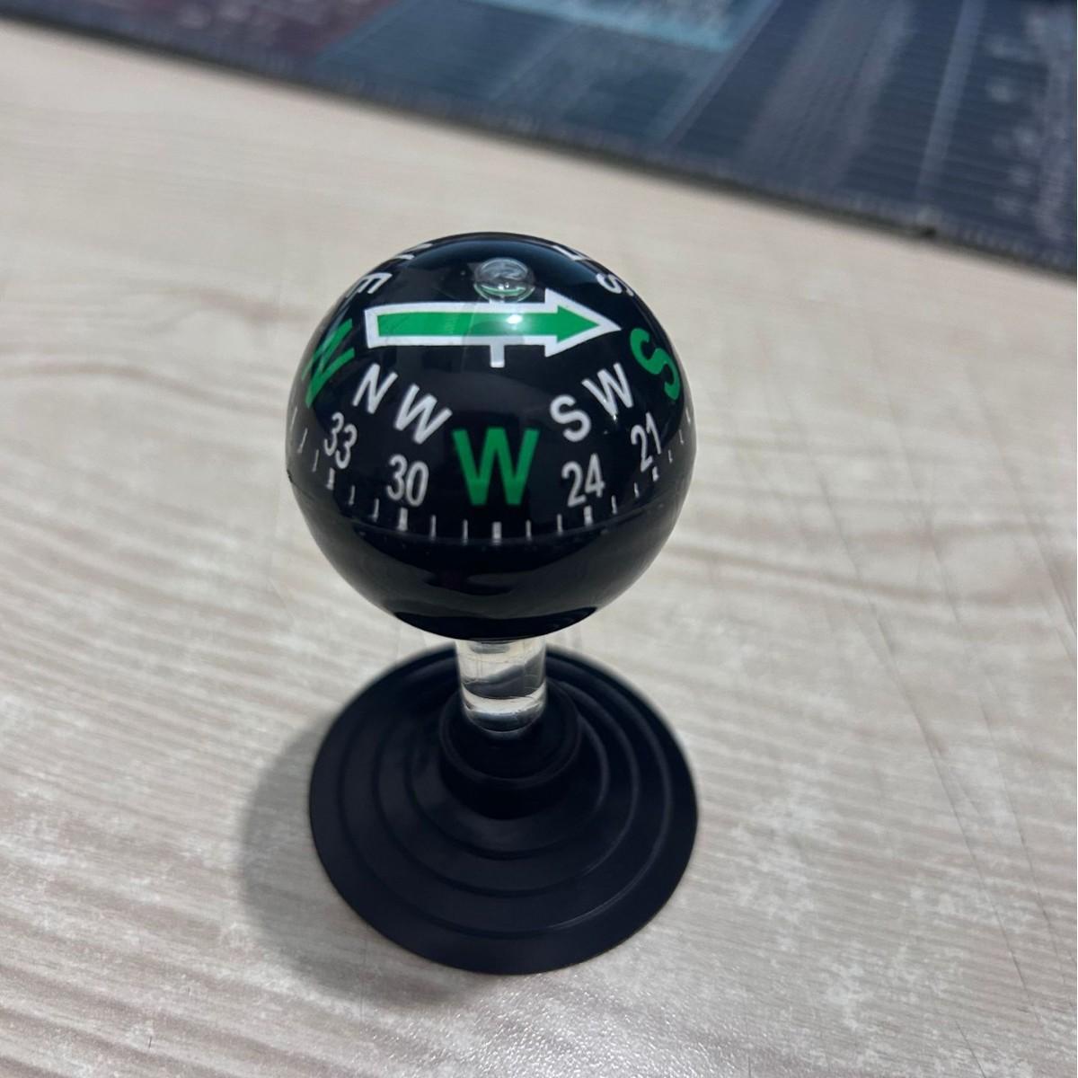 Car Compass, Outdoor Compass, Portable 38mm Plastic Suction Cup, Available for Supply unisex