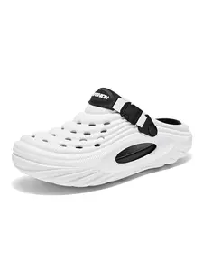 Men's Breathable Anti-Slip Thick Sole Sandals, Eva Toe Protector Soft Bottom, Indoor Outdoor Use, All-Season Comfortable Footwear