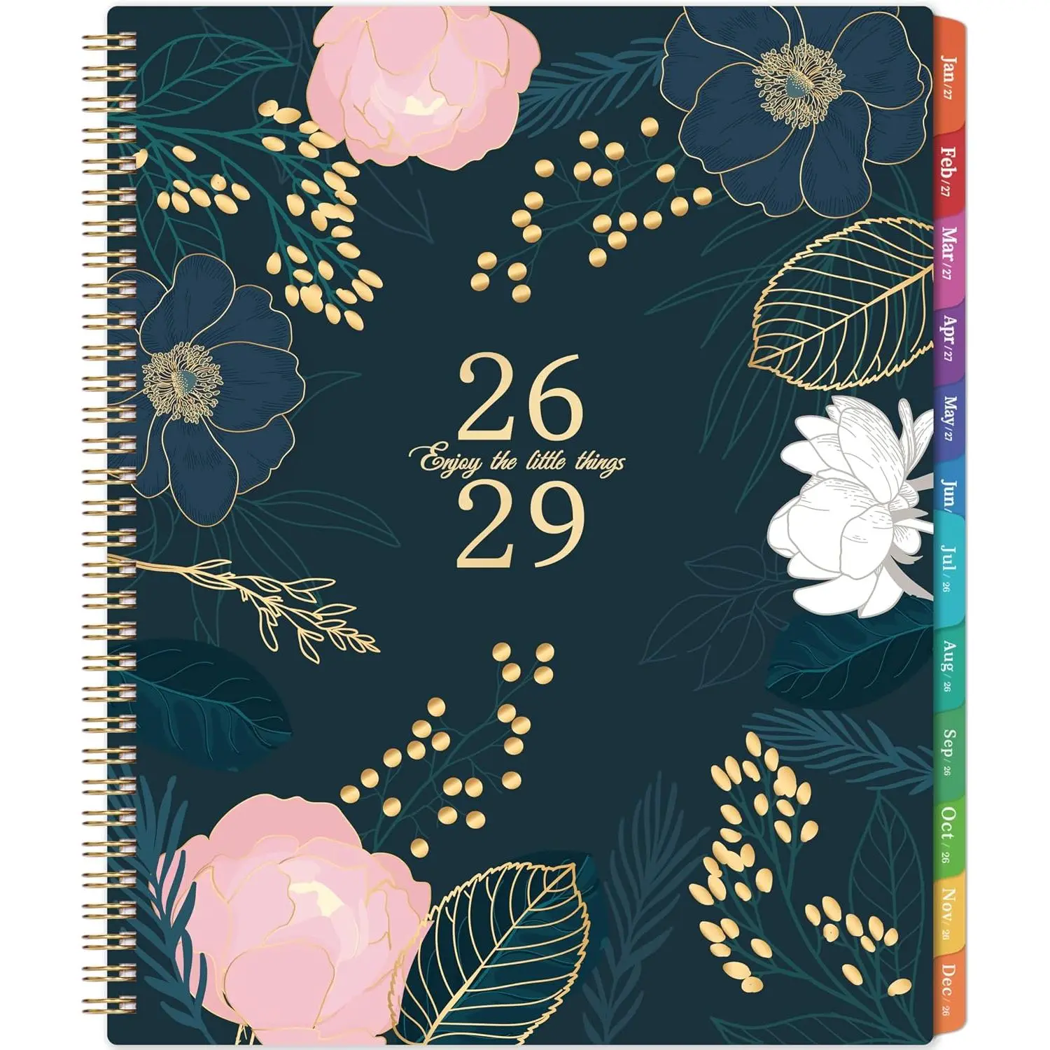2026-2029 Monthly Planner/Calendar - 3 Year Monthly Planner 2026-2029, July 2026 - June 2029, 9'' x 11'', 36 Colorful Months Tabs, Pocket, Note Pages, Holidays, -wire Binding