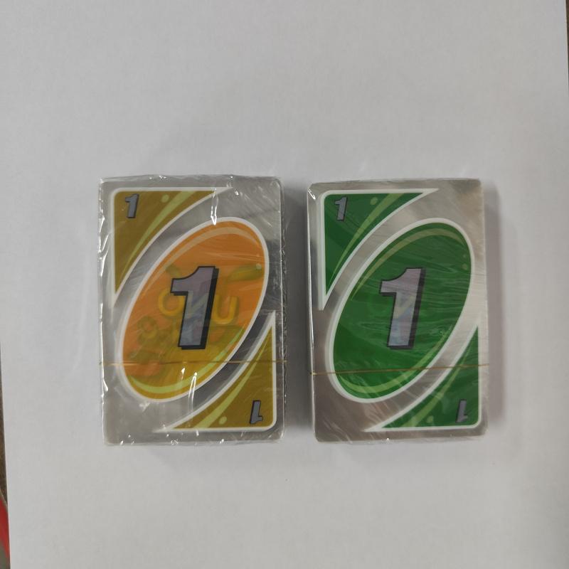 IN STOCK Board Games UNO H2O Card Game WaterProof Pressure Proof PVC Plastic Transparent Kids Toys Playing Cards Family and Friends Gathering Supply