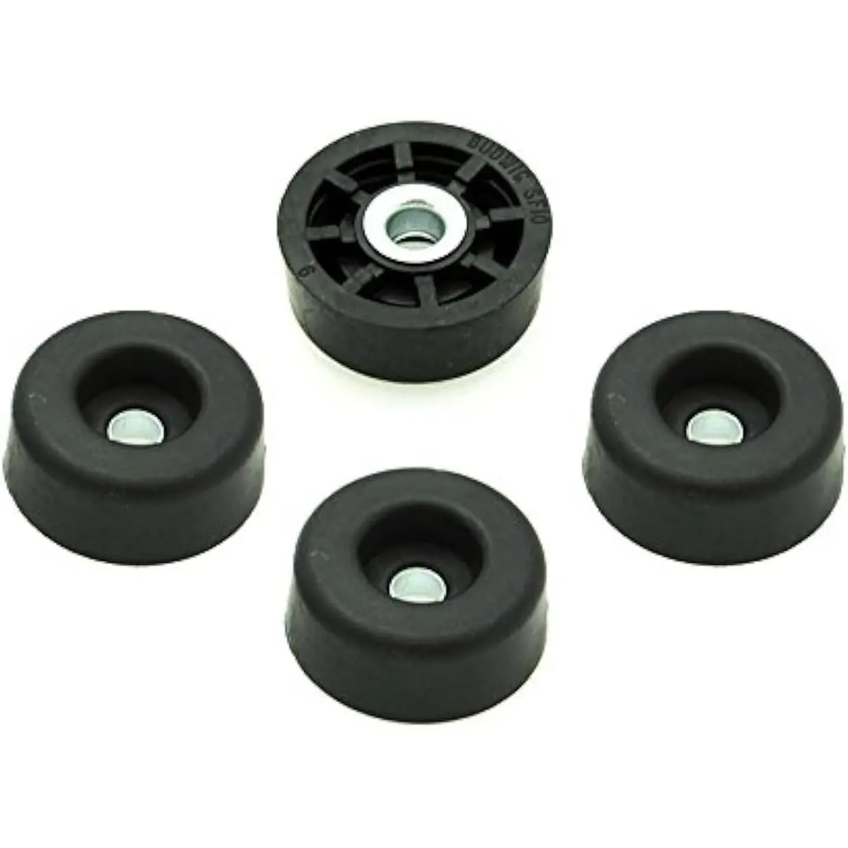 4 Pack Super Soft Round Rubber Feet Bumpers - 0.437 Inch H x 1.062 Inch D - Perfect for Furniture, Tables, Chairs, Sofas, Benches, Chests - Made in USAGift