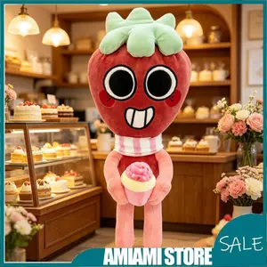 Cartoon Dandy Sprout Deluxe Plush Toy Ice Cream Strawberry Cupcake Stuffed Doll Game Peripheral Home Decorate Game Collectors